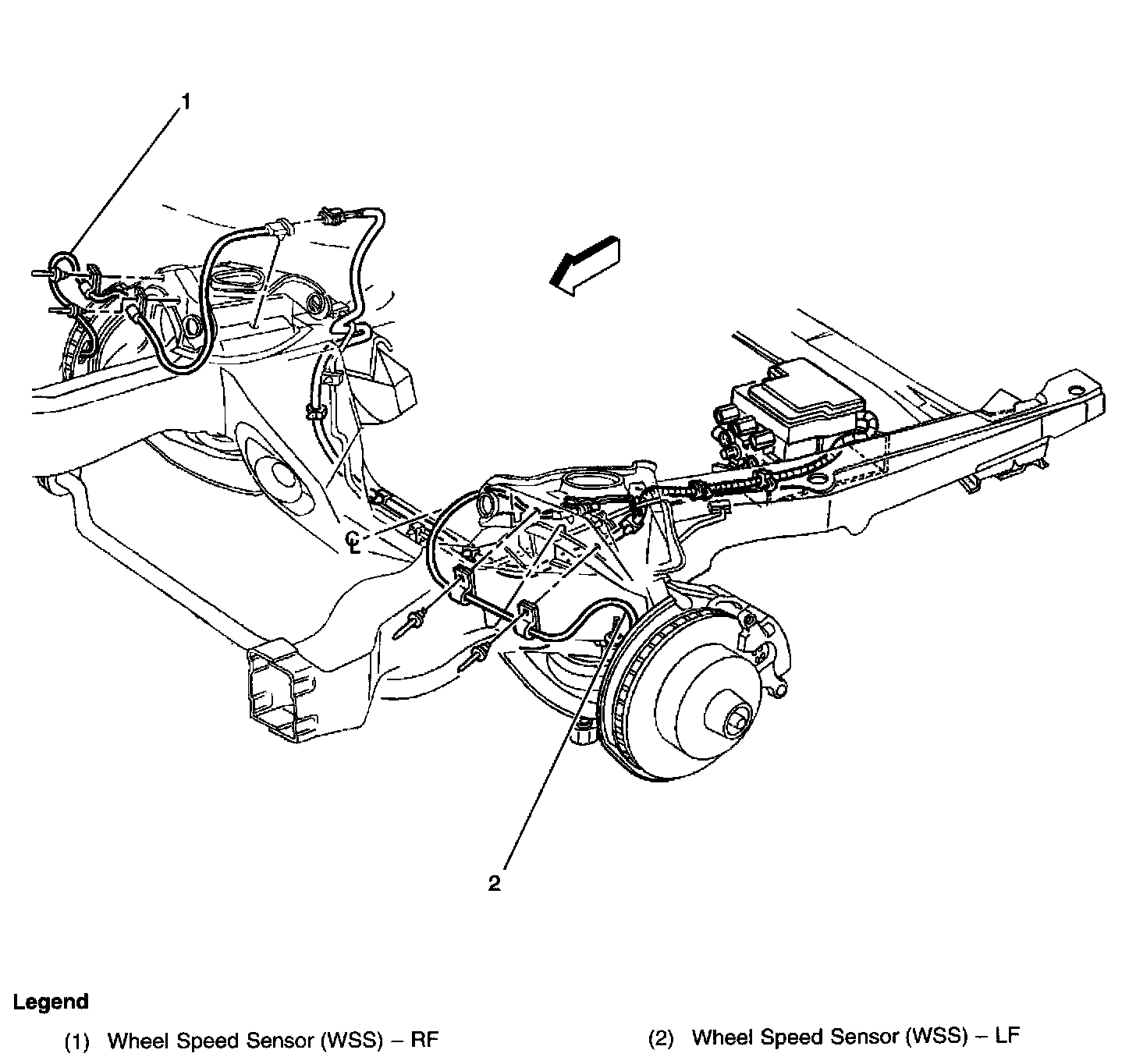 Factory diagram — Wheel Speed Sensor
