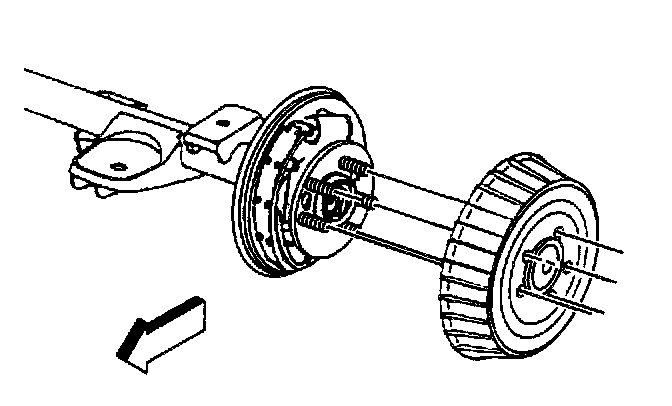 Factory diagram — Brake Drum