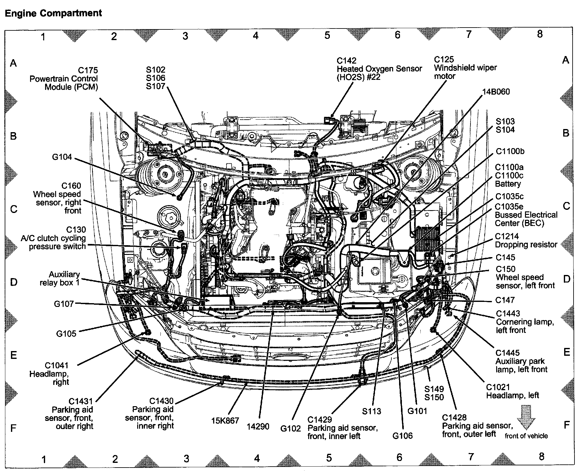 Factory diagram — Wheel Speed Sensor