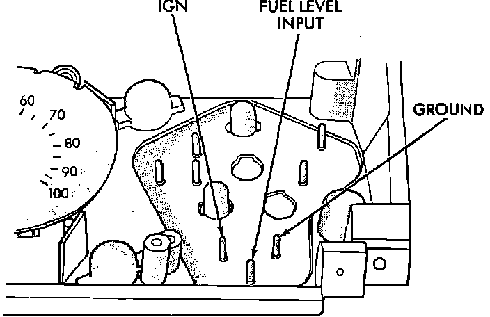 Factory diagram — Fuel Gauge