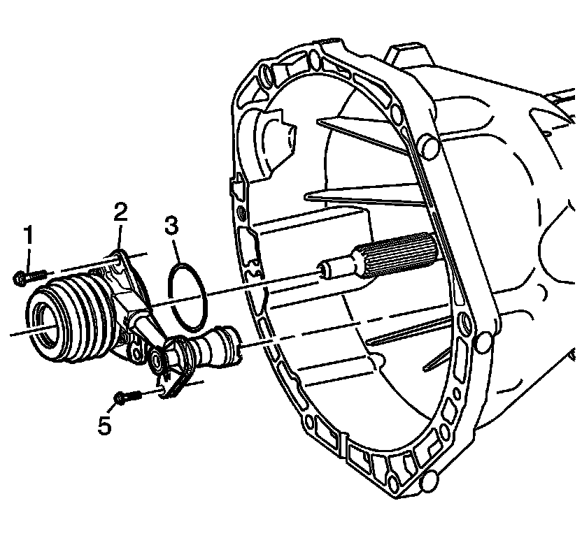 Factory diagram — Clutch Slave Cylinder