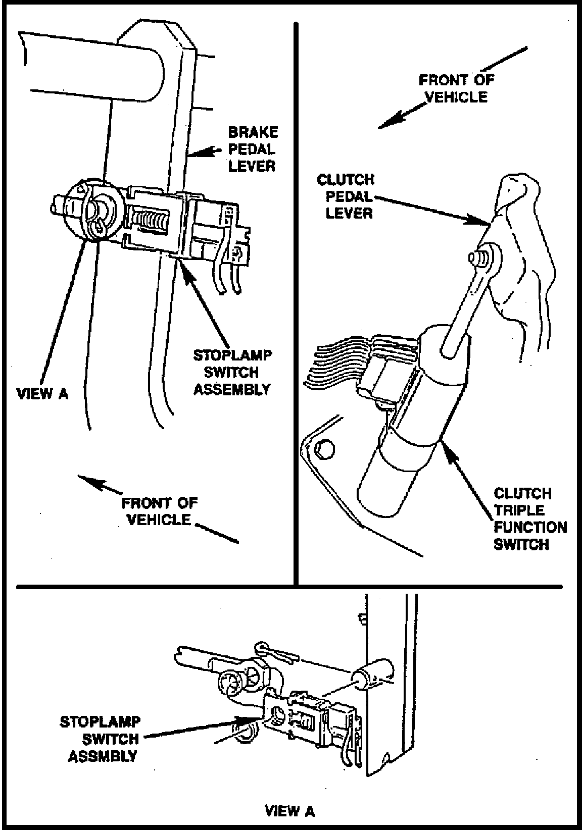 Factory diagram — Brake Light Switch