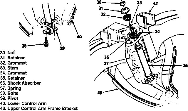 Factory diagram — Front Suspension