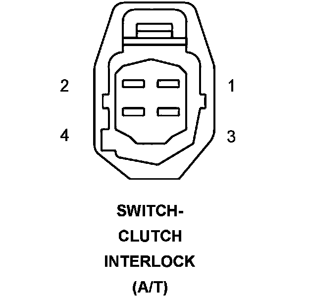 Factory diagram — Clutch Switch