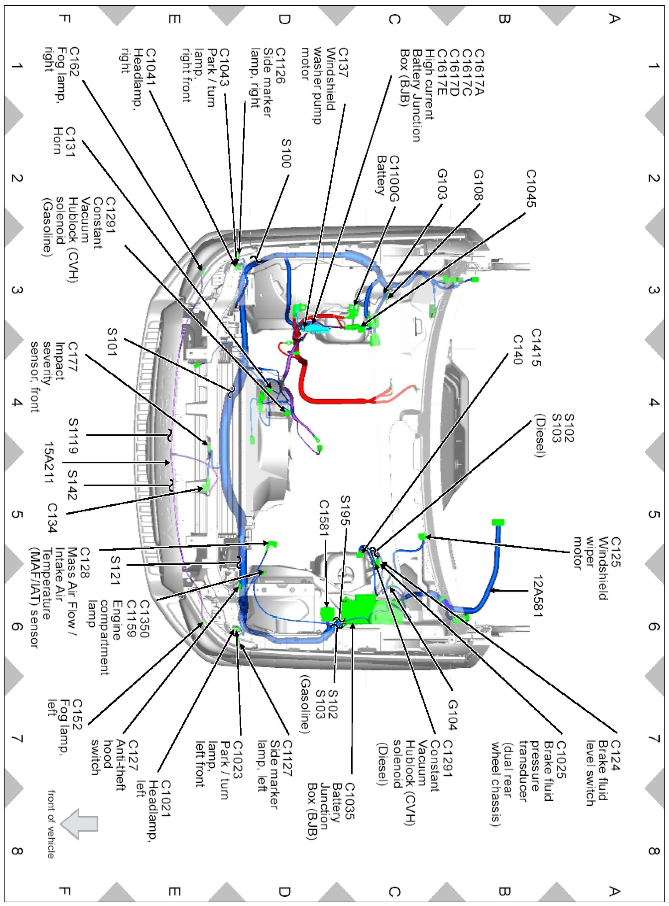 Factory diagram — Wheel Hub (Locking)