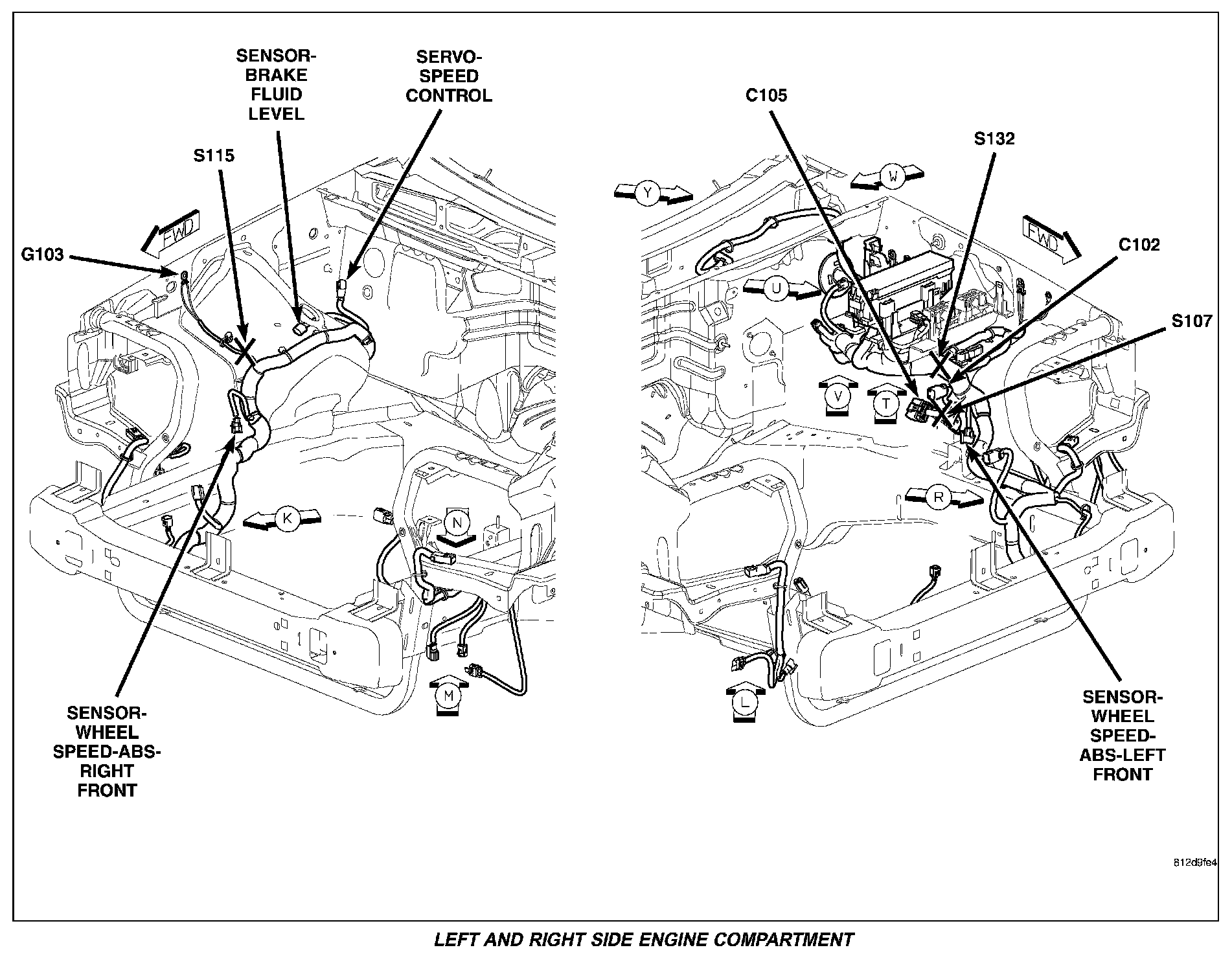 Factory diagram — Wheel Speed Sensor