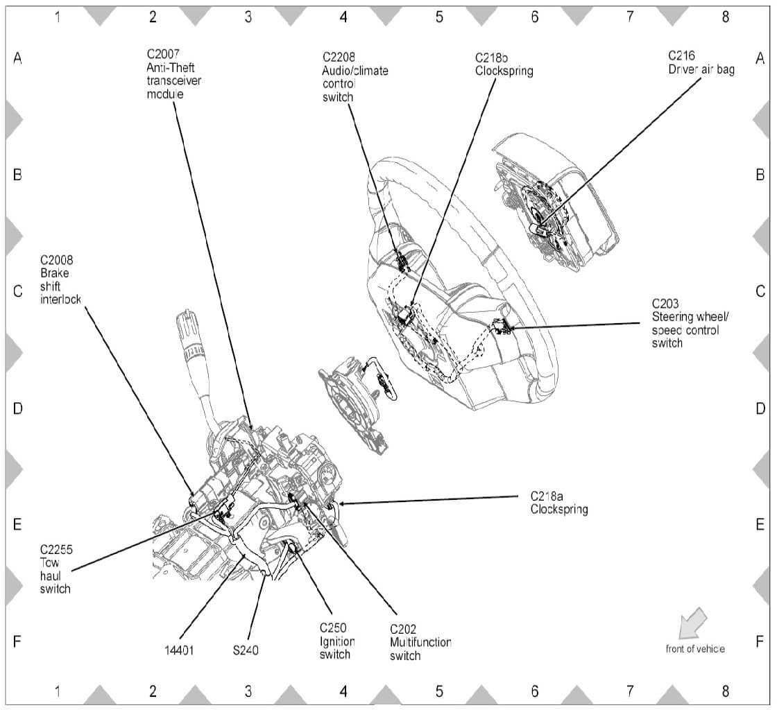 Factory diagram — Overdrive Switch