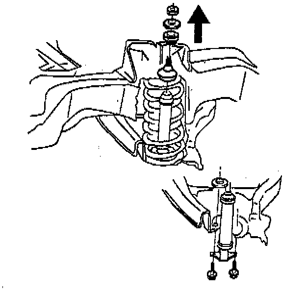 Factory diagram — Suspension Strut / Shock Absorber