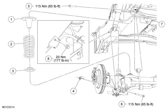 Factory diagram — Suspension Spring ( Coil / Leaf )