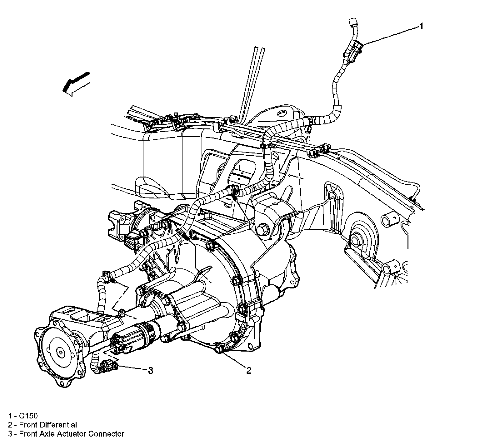Factory diagram — Transfer Case - NVG 246-NP8