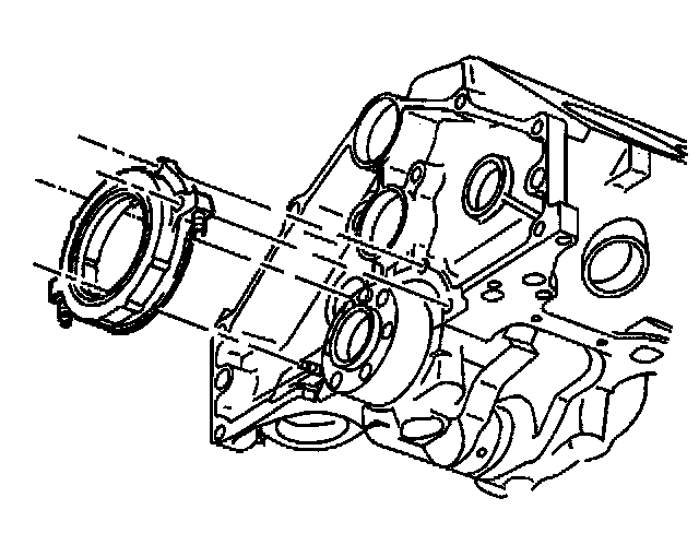 Factory diagram — Rear Crankshaft Main Bearing Seal