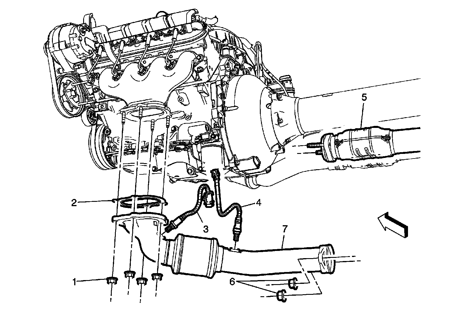 Factory diagram — Catalytic Converter