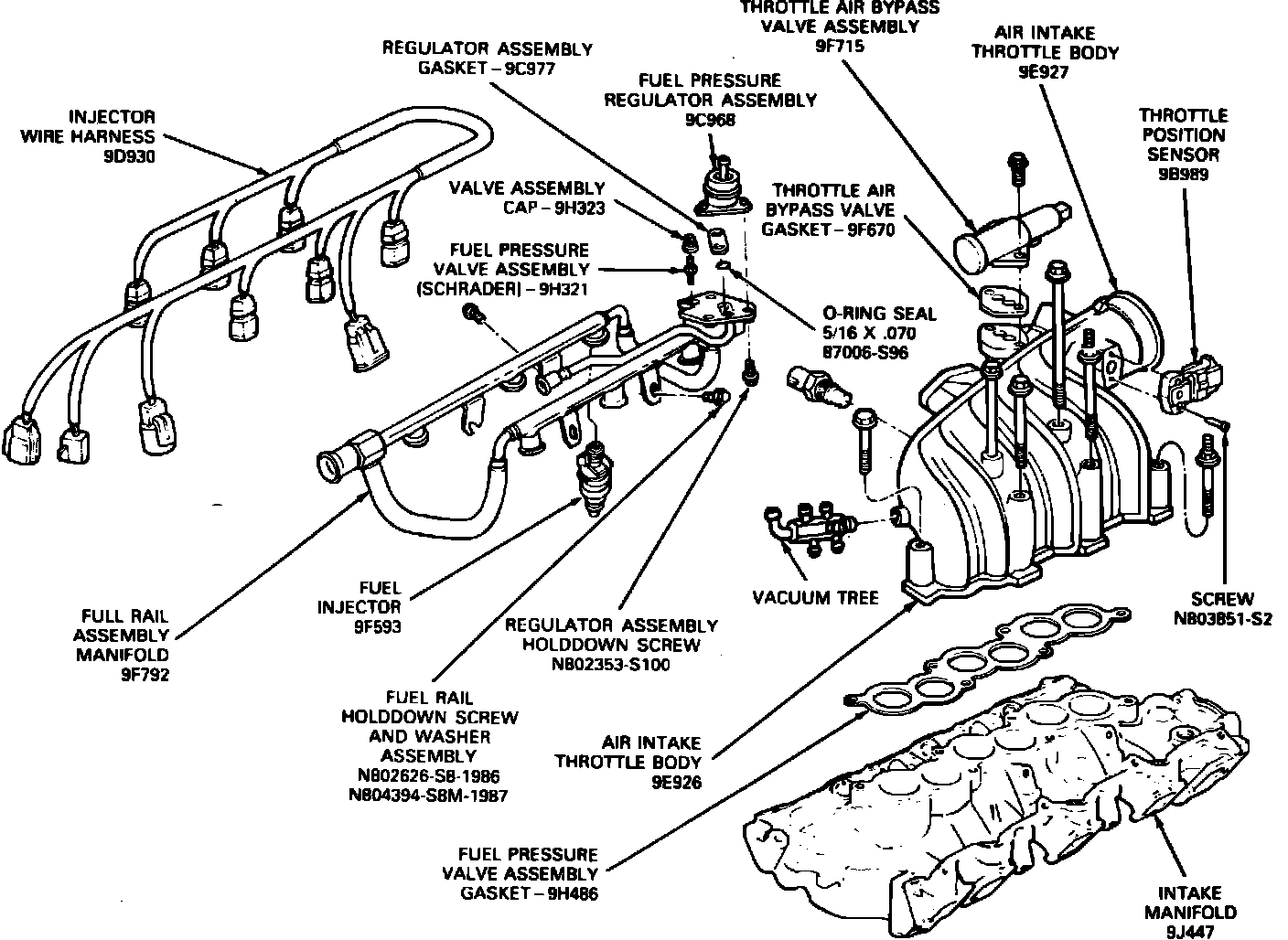 Factory diagram — Throttle Body
