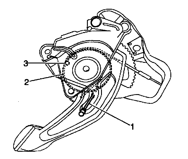 Factory diagram — Parking Brake Cable