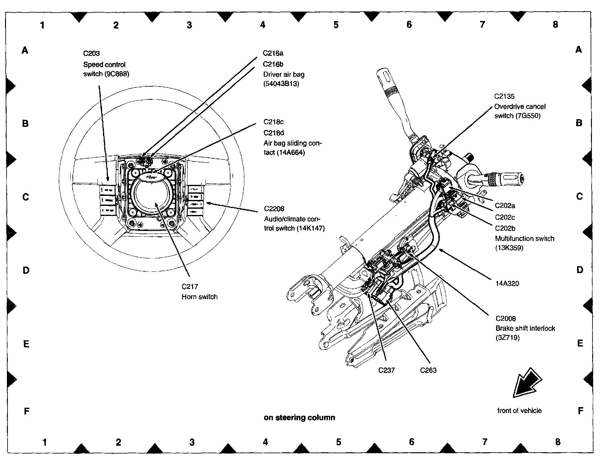 Factory diagram — Overdrive Switch
