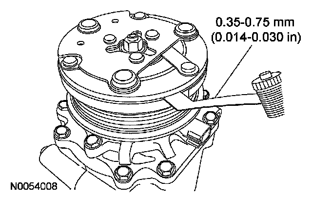 Factory diagram — Compressor Clutch
