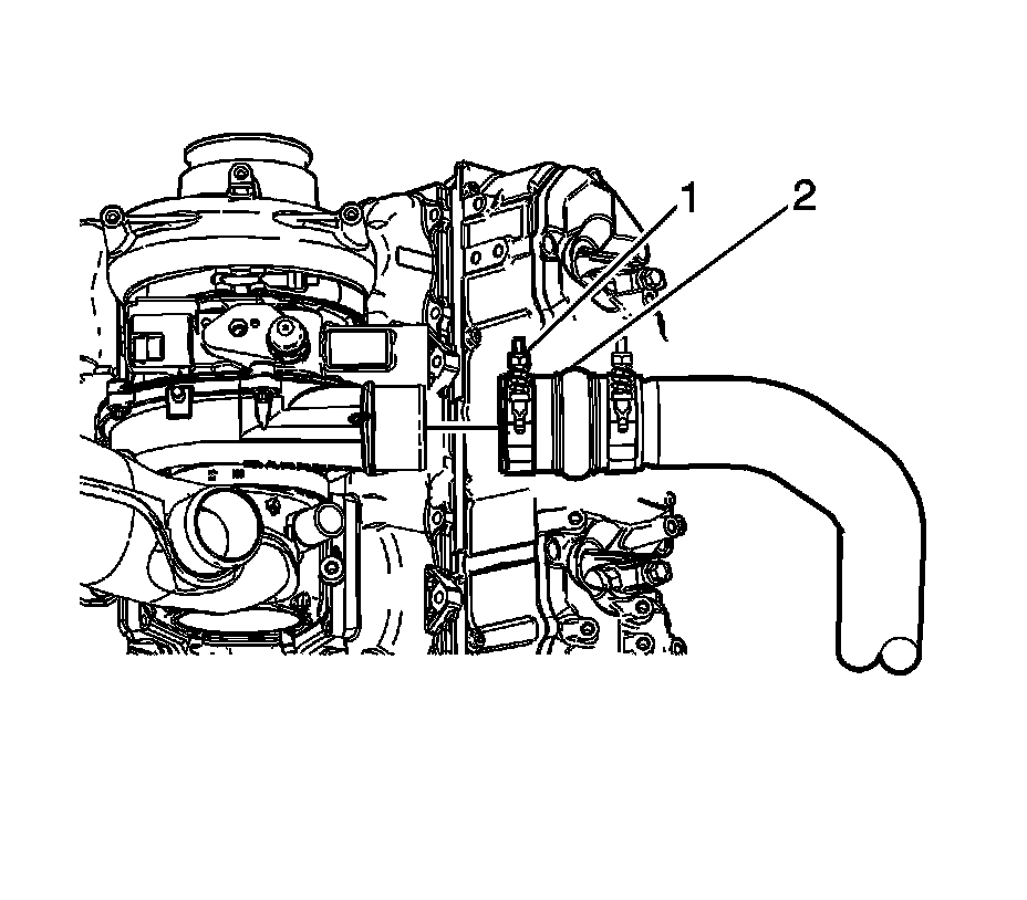 Factory diagram — Intercooler Duct