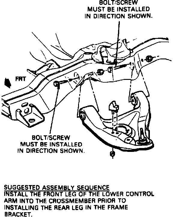 Factory diagram — Control Arm
