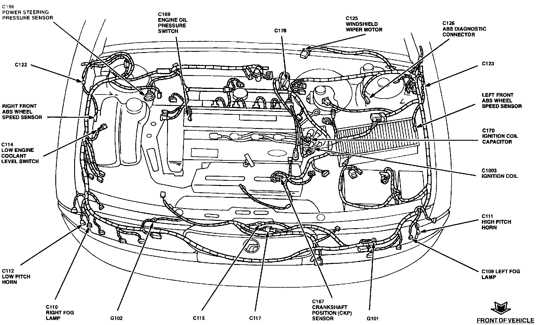 Factory diagram — Wheel Speed Sensor