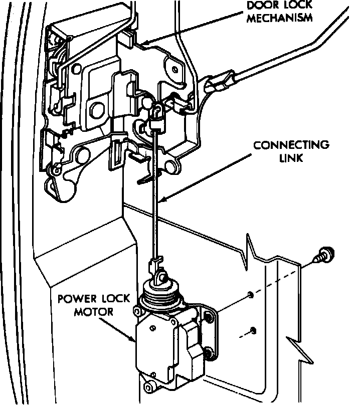 Factory diagram — Power Door Lock Actuator