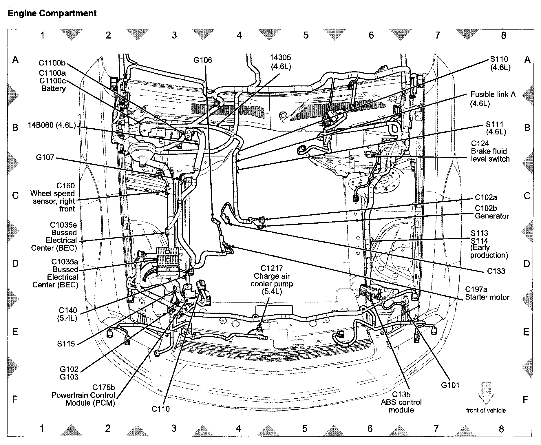 Factory diagram — Engine Control Module