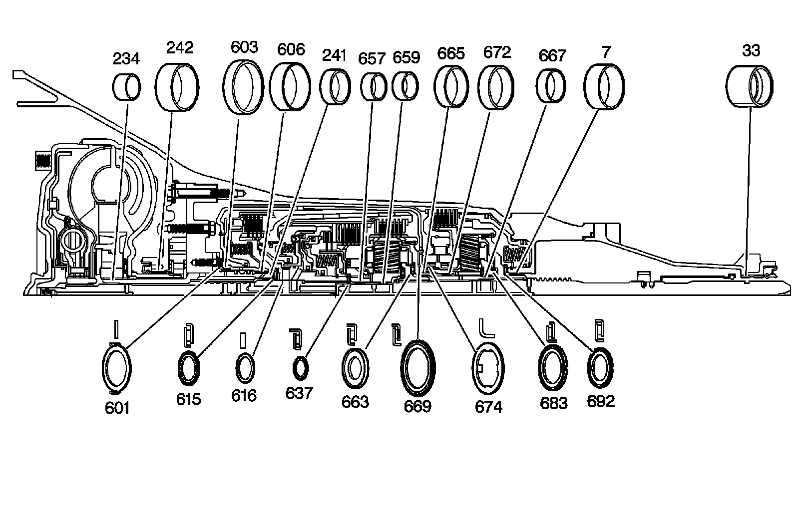 Factory diagram — Automatic Transmission/Transaxle