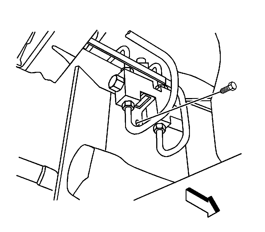 Factory diagram — Brake Proportioning/Combination Valve