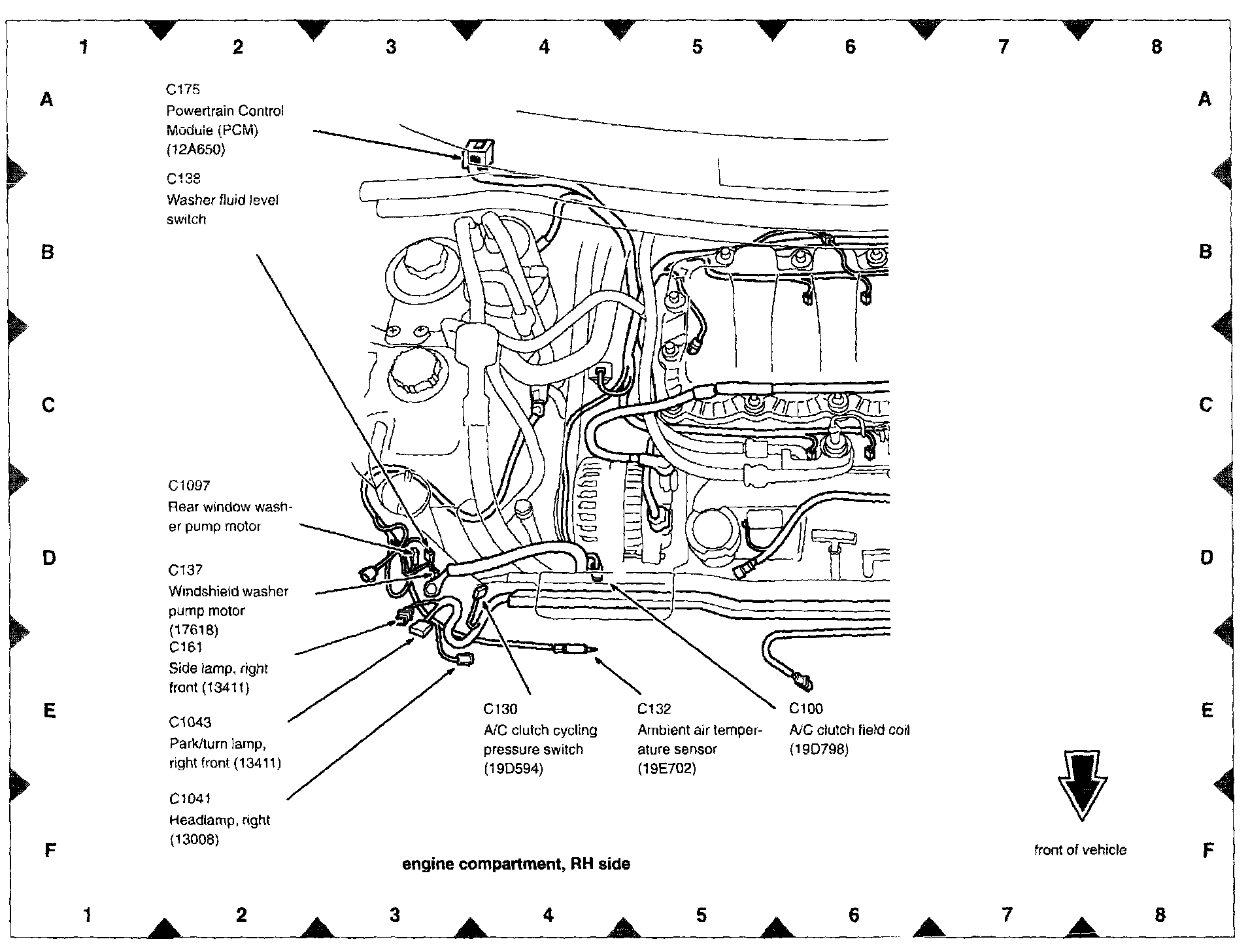 Factory diagram — Engine Control Module