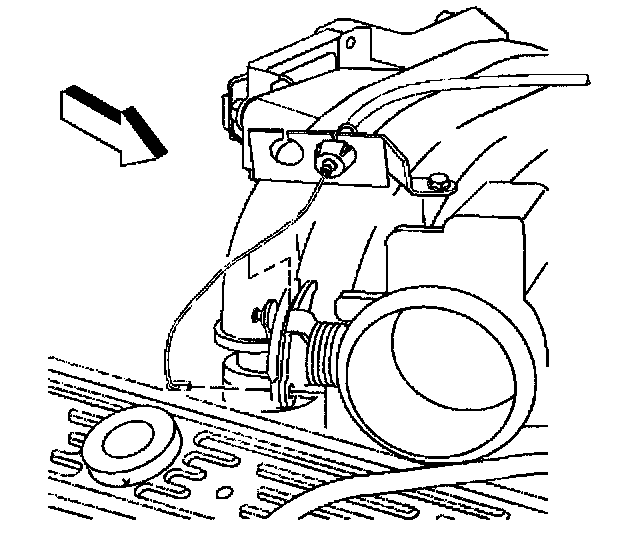 Factory diagram — Throttle Cable/Linkage