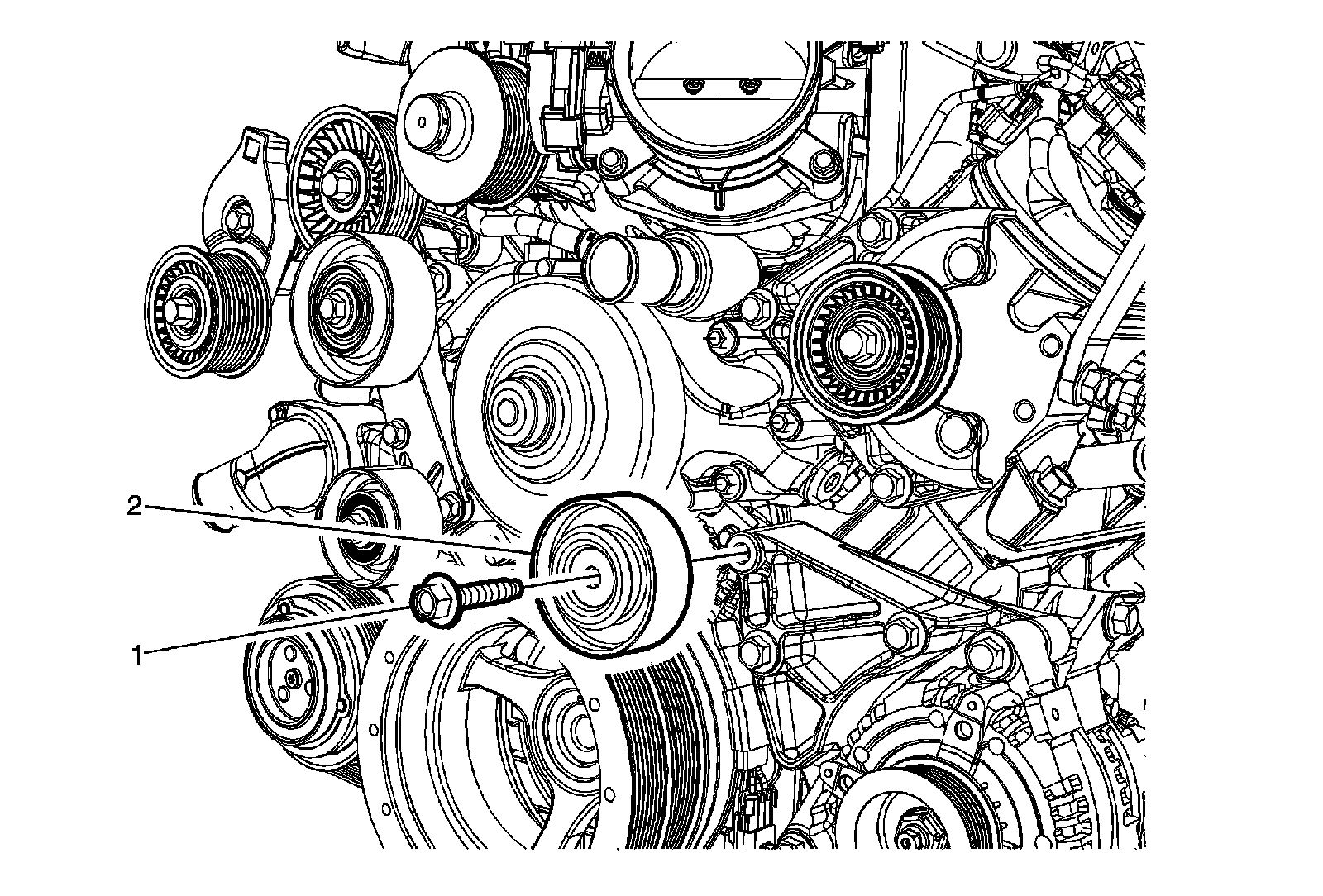 Factory diagram — Idler Pulley