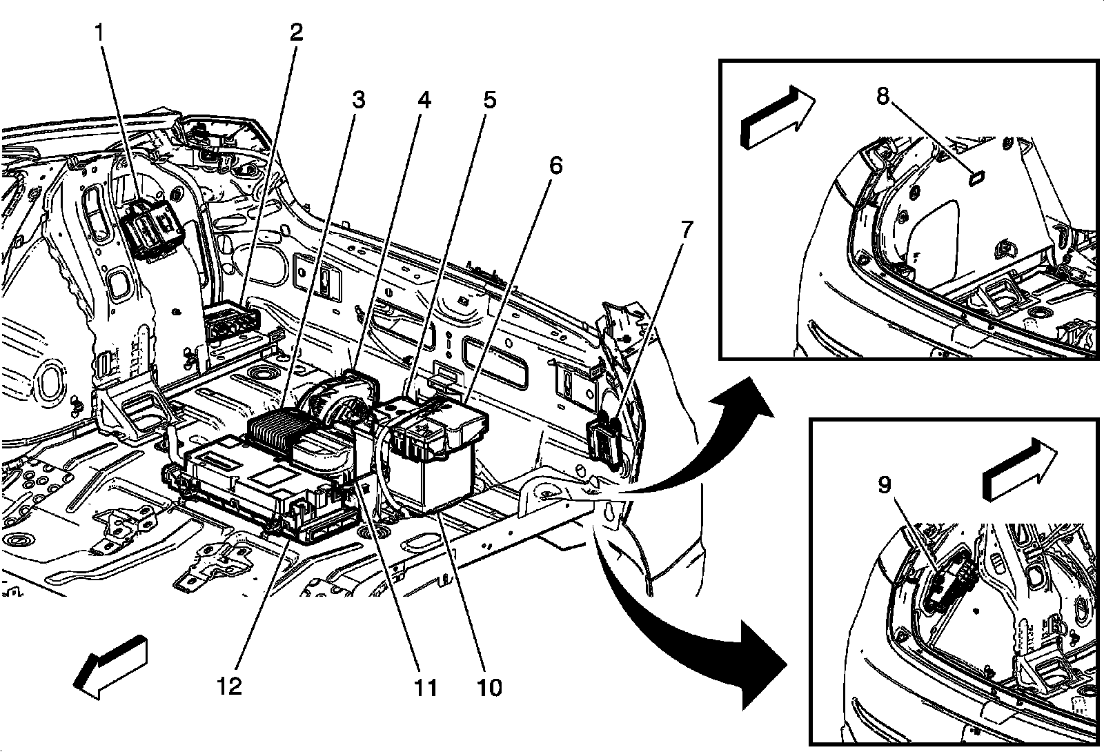 Factory diagram — Parking Assist Control Module