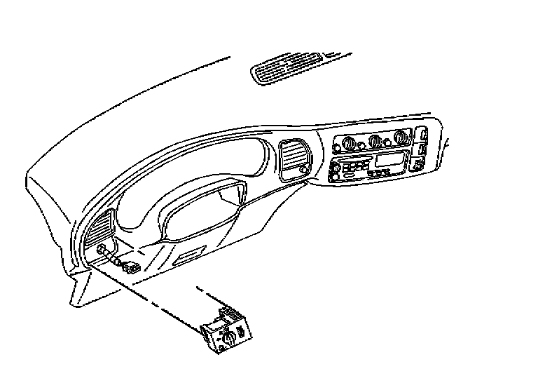 Factory diagram — Headlamp Switch