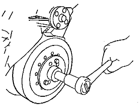 Factory diagram — Front Crankshaft Seal
