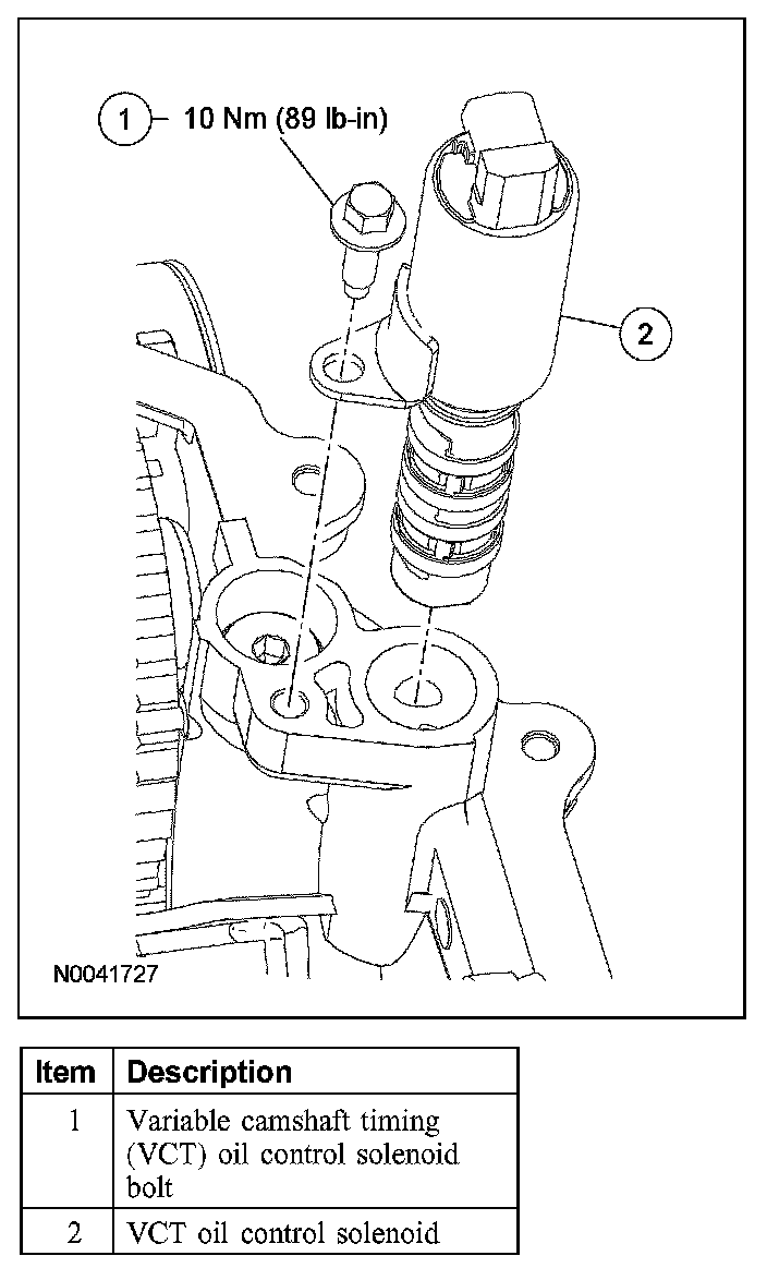 Factory diagram — Variable Valve Timing Solenoid