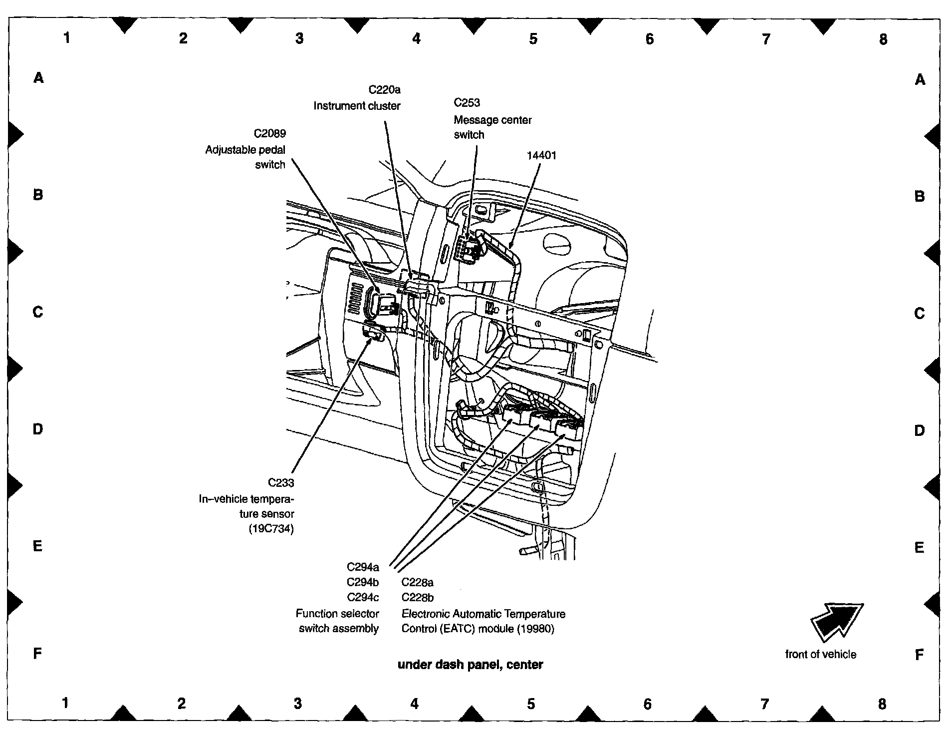 Factory diagram — Control Assembly