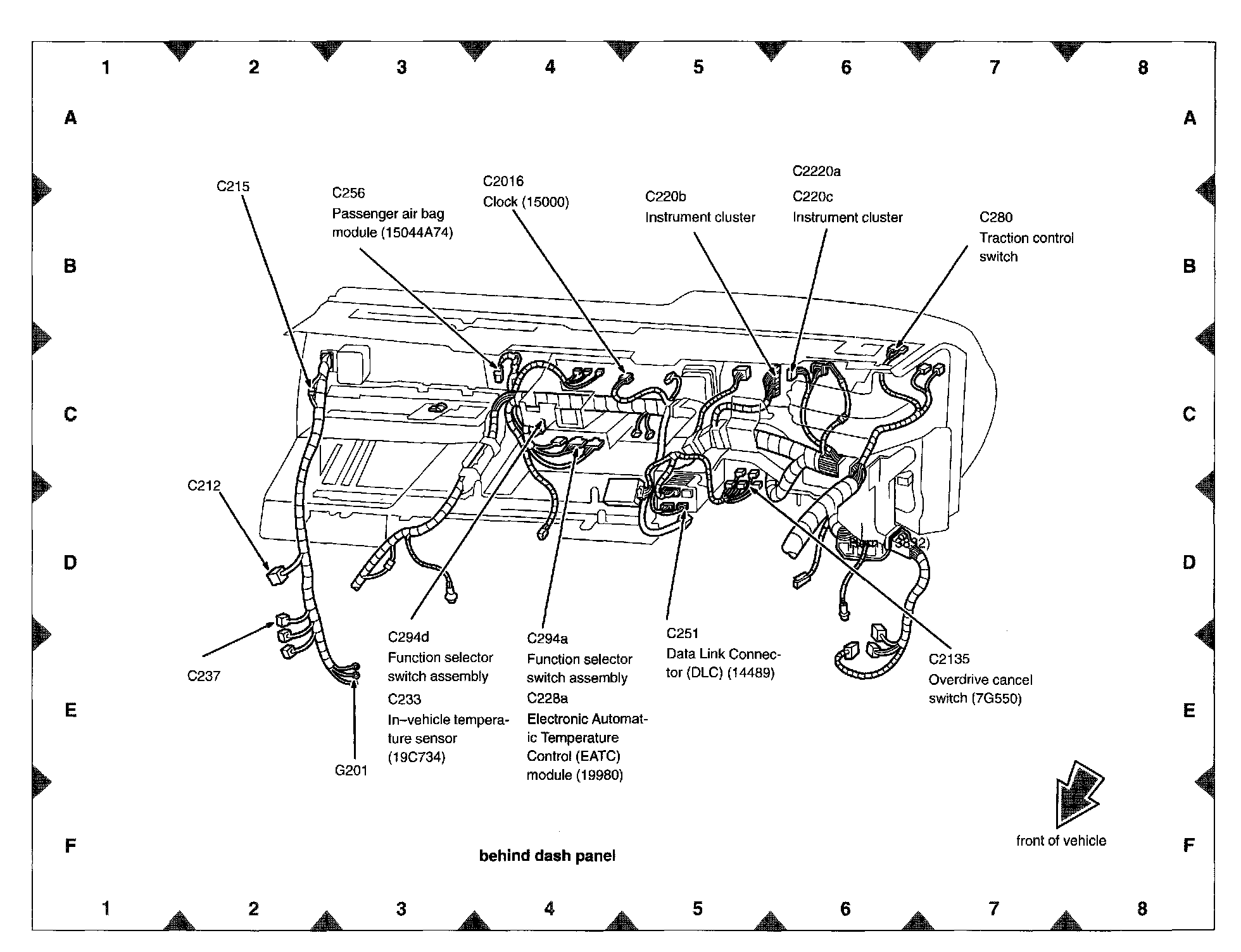 Factory diagram — Overdrive Switch