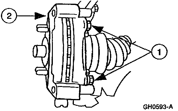 Factory diagram — Brake Caliper