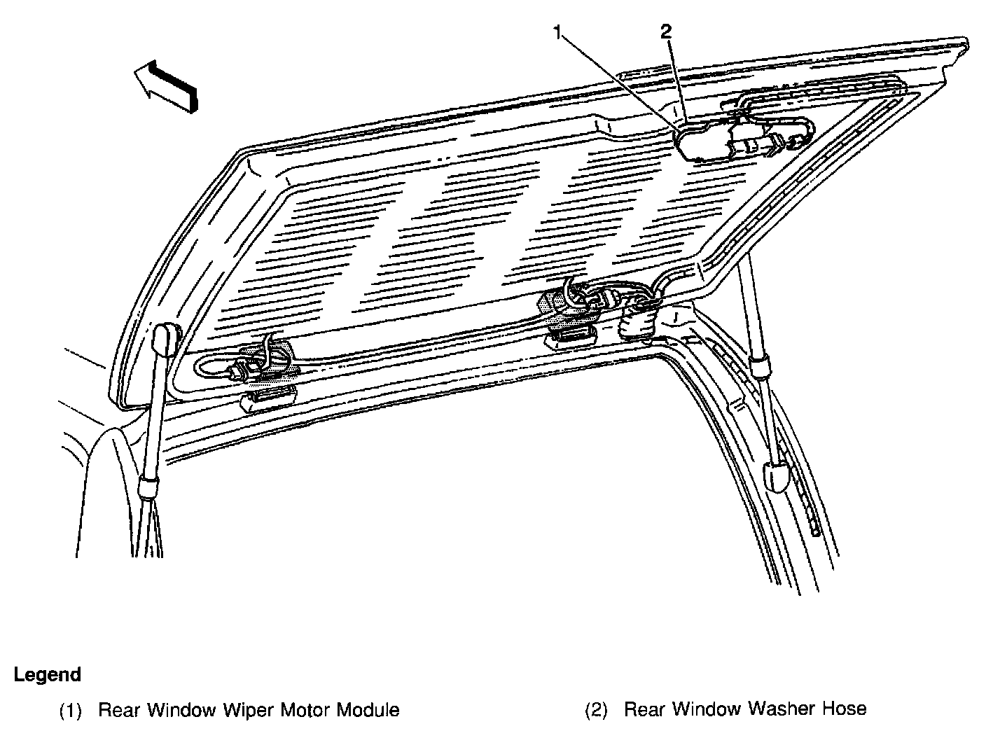 Factory diagram — Wiper Motor