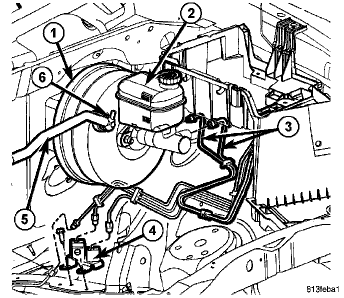 Factory diagram — Brake Master Cylinder
