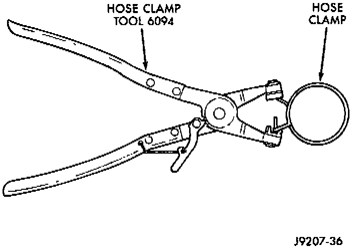Factory diagram — Radiator Hose