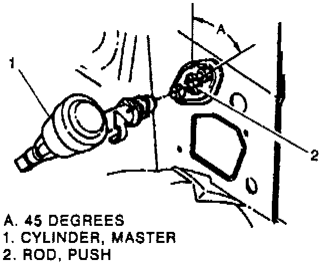 Factory diagram — Clutch Master Cylinder