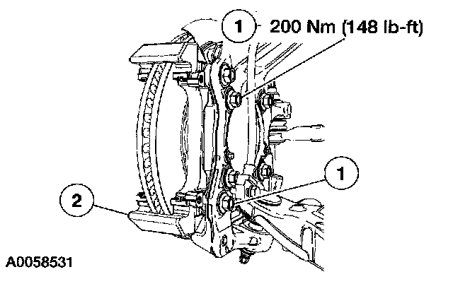 Factory diagram — Brake Caliper