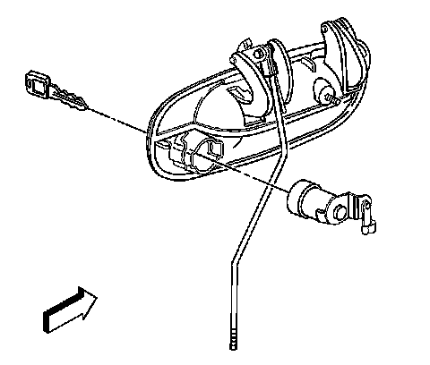 Factory diagram — Door Lock Cylinder