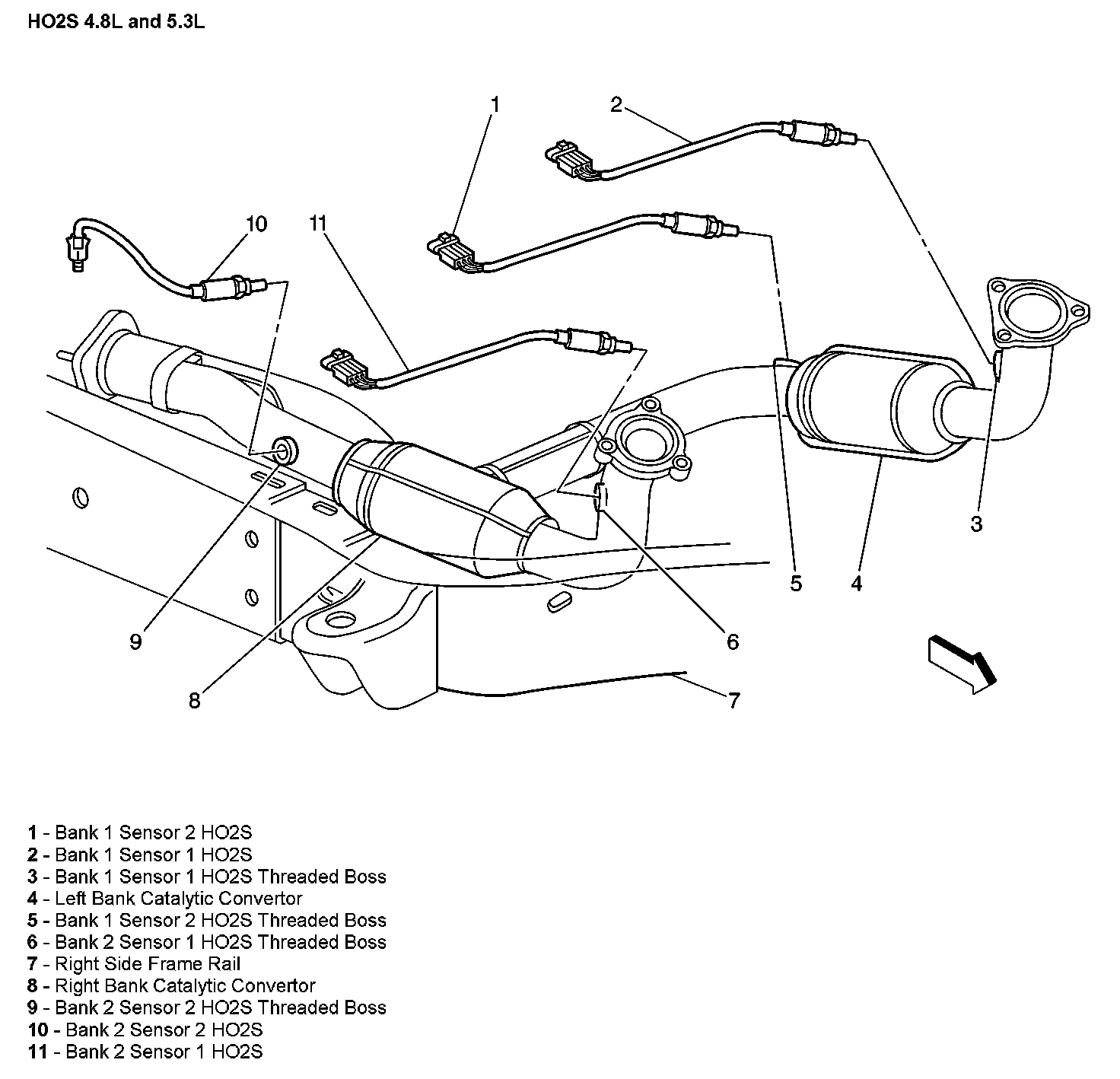 Factory diagram — Oxygen Sensor