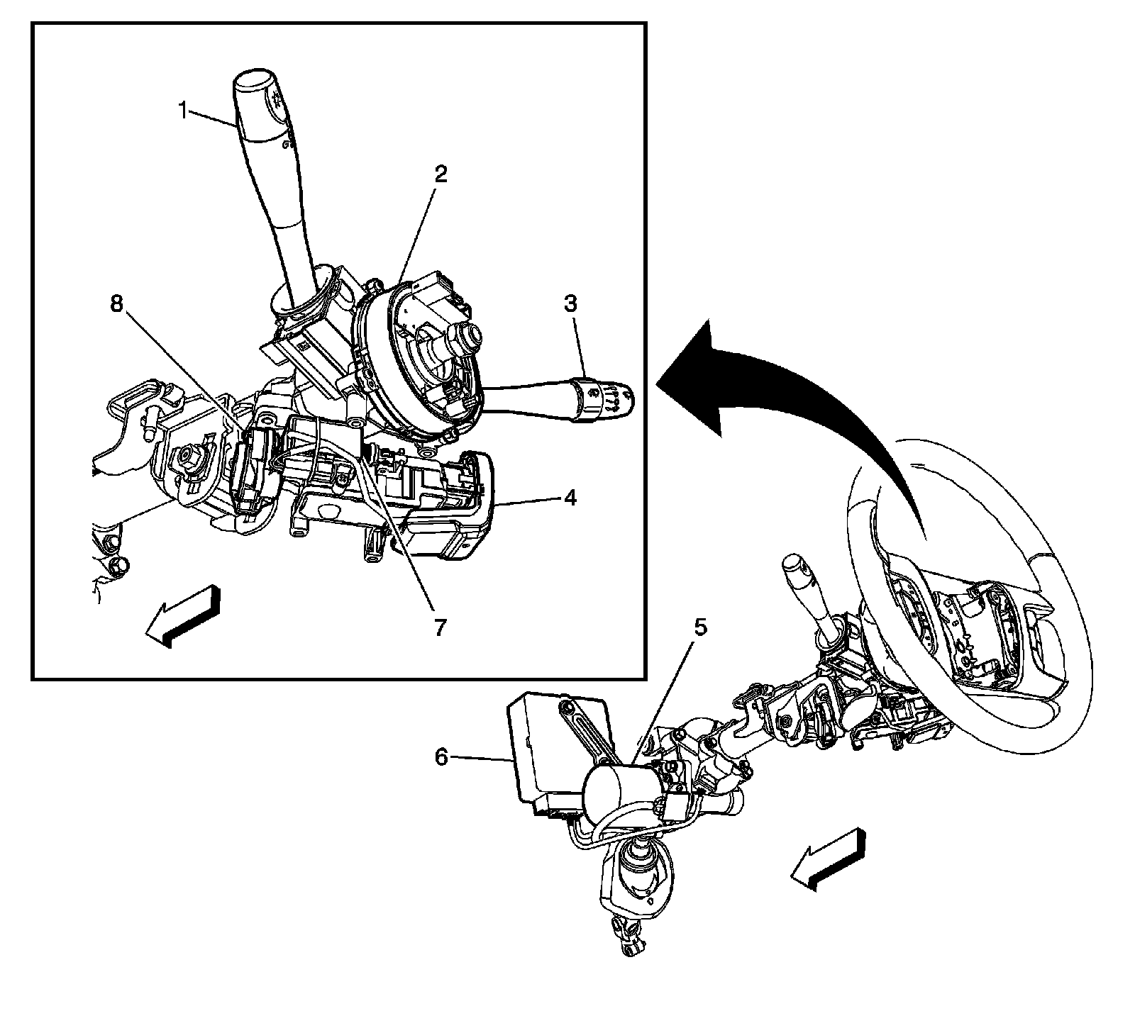 Factory diagram — Ignition Switch