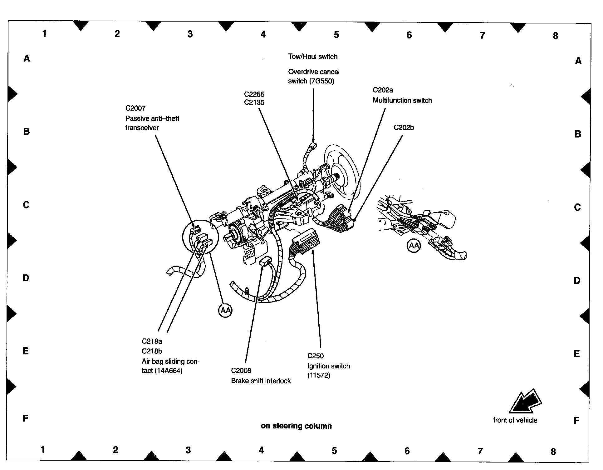 Factory diagram — Overdrive Switch