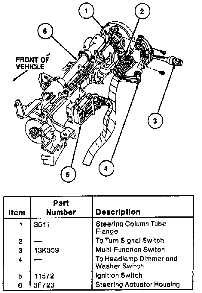 Factory diagram — Wiper Switch