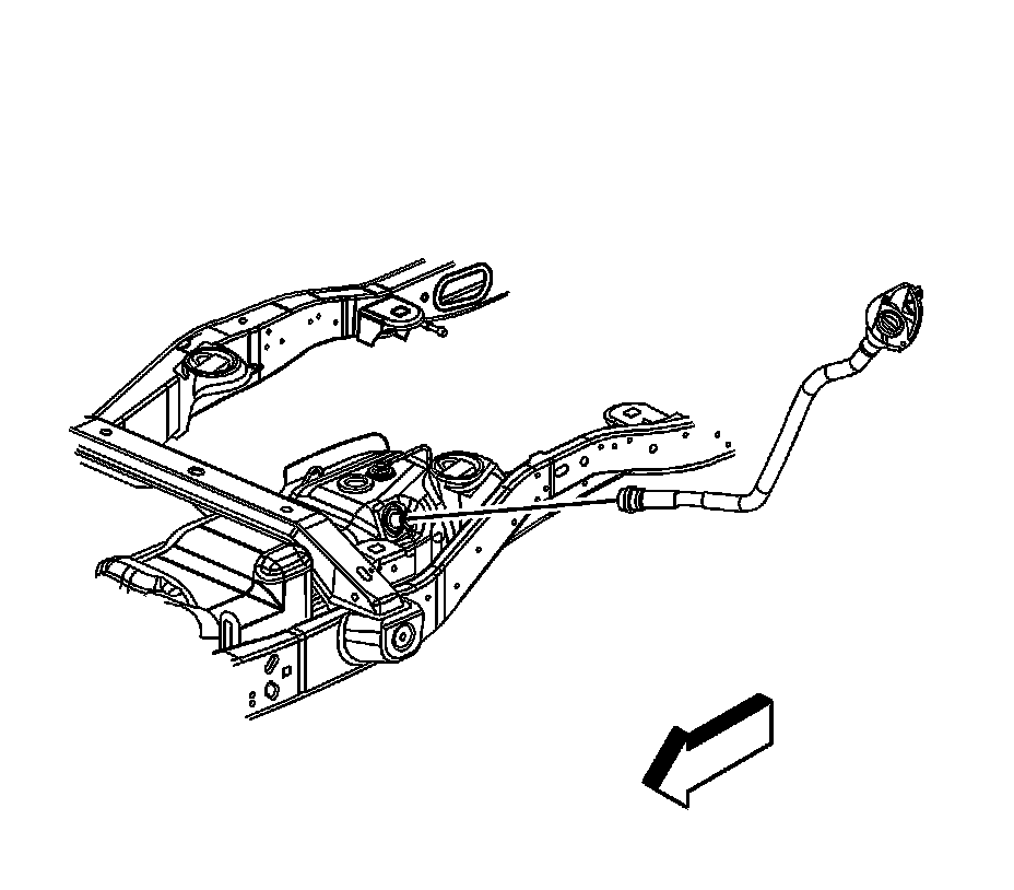 Factory diagram — Fuel Filler Hose