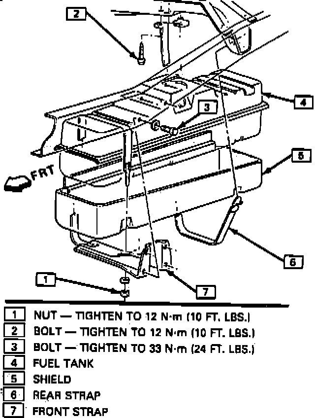 Factory diagram — Fuel Tank