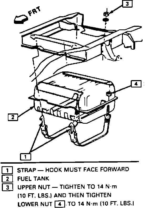 Factory diagram — Fuel Tank